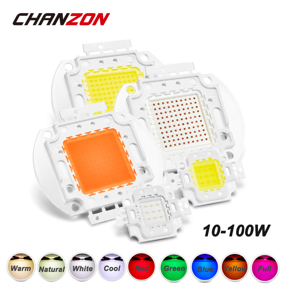Yellow Food Snacks - CHANZON 1 PC LED ชิป 10W
