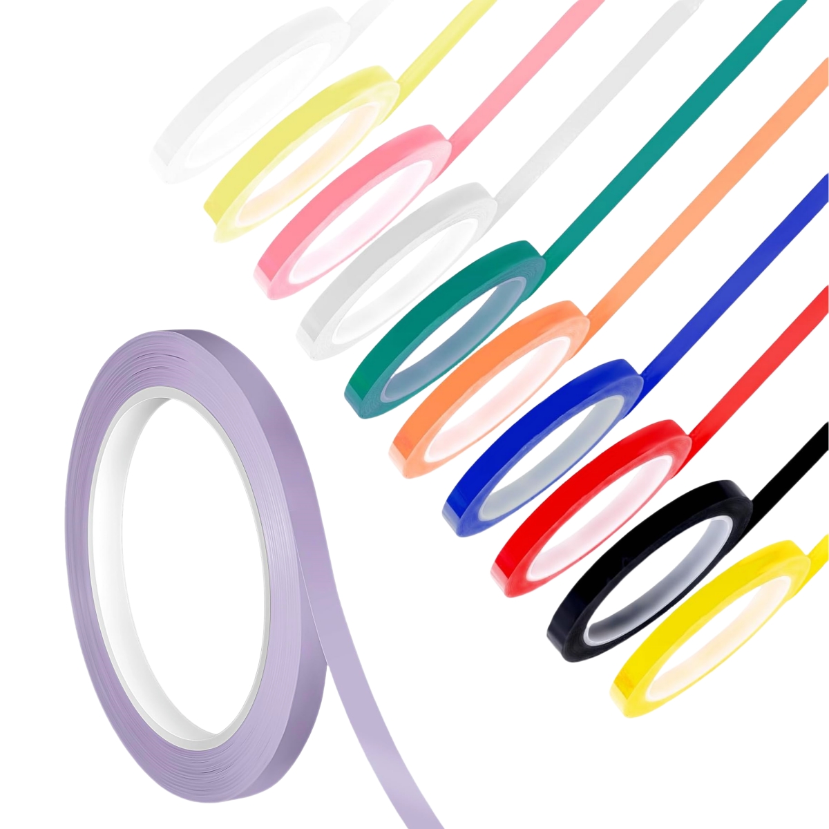 Candy Sour Strip - เทปเครื่องมือทันตกรรมแบบม้วน 1 ม้วน เทปอัตโนมัติ 10 สี