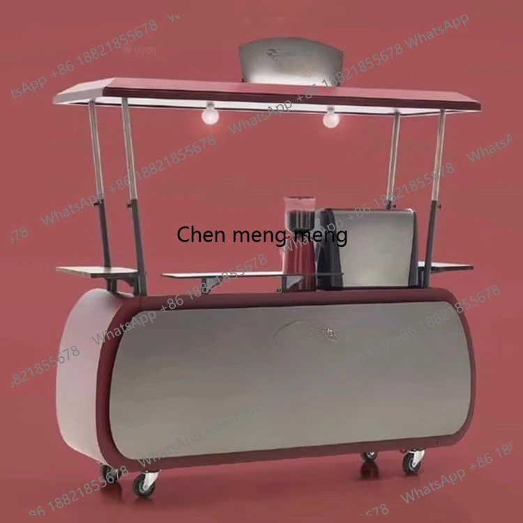 Food Snacks With Iron - รถขายอาหารเคลื่อนที่กลางแจ้ง, รถจัดแสดงสินค้าระดับไฮเอนด์, รถขายขนม, รถขายอาหาร, รถขายกาแฟโครงเหล็กดัด