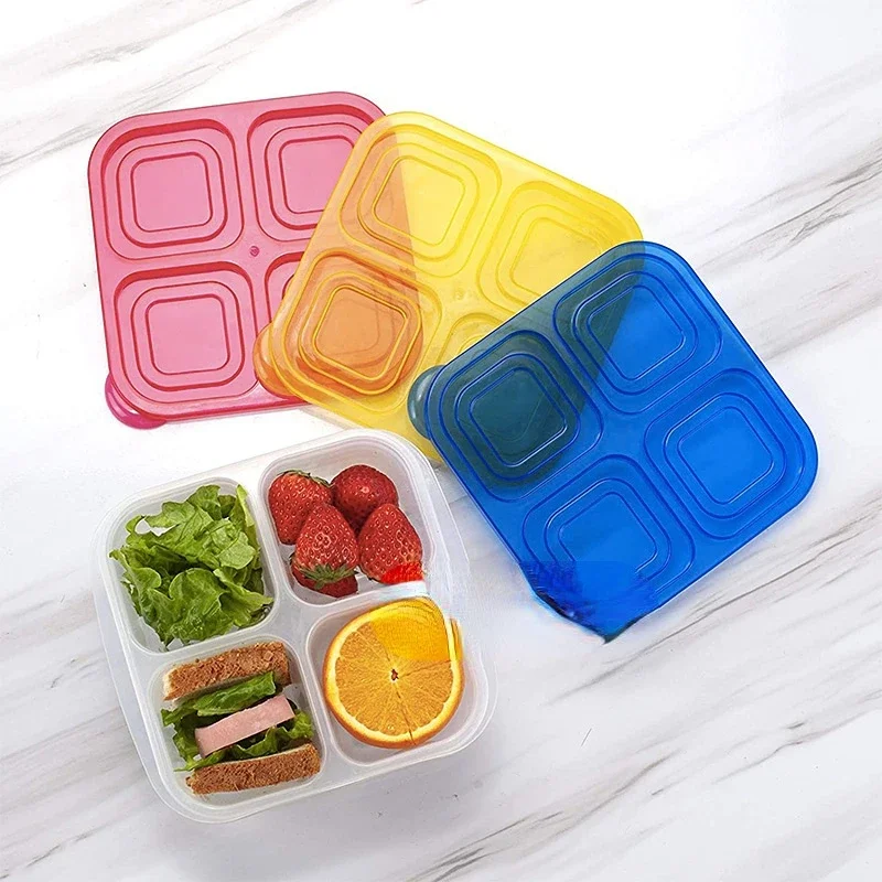 พลาสติก Bento กล่องขนมนํากลับม - Food Snacks For School บทวิจารณ์และราคา