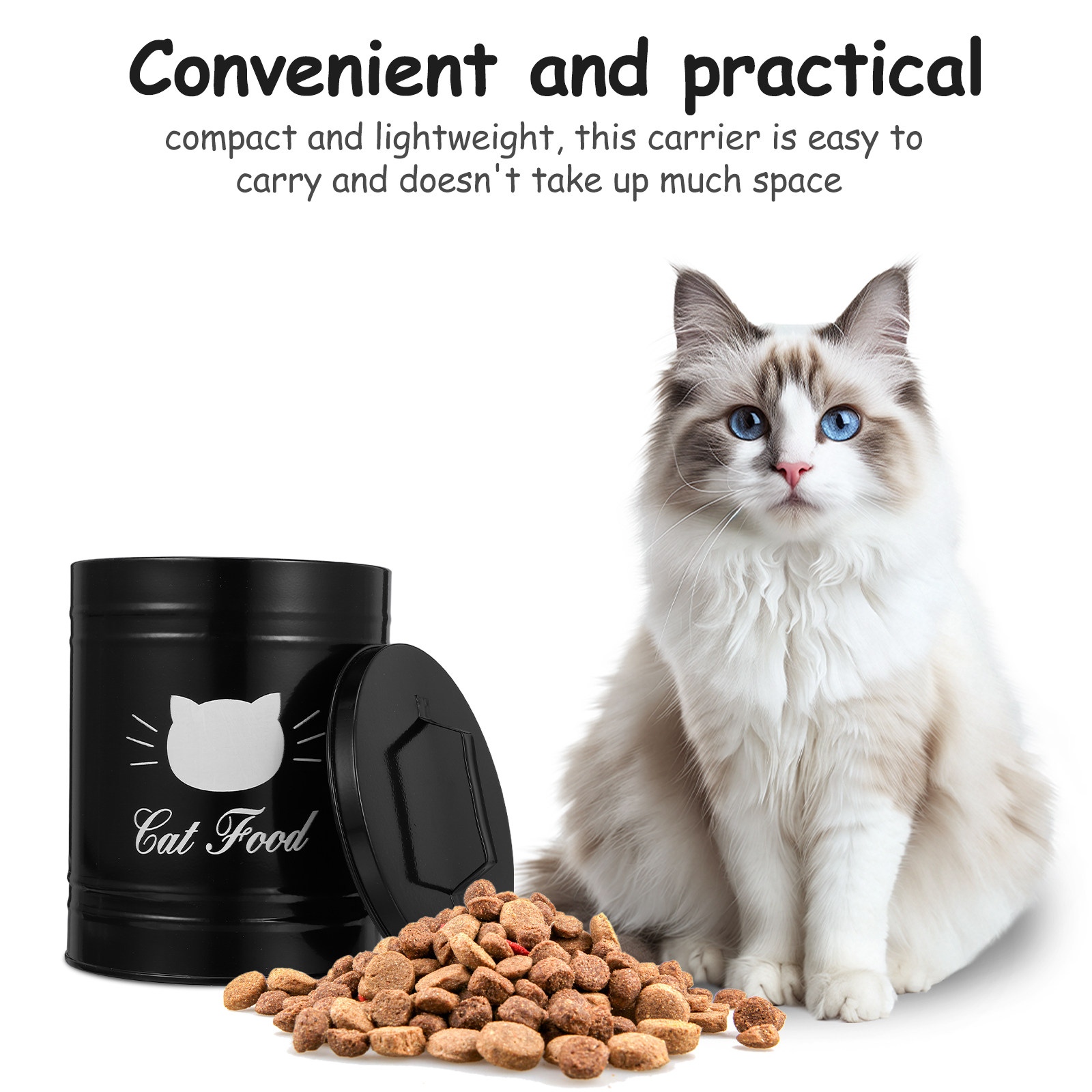 ภาชนะเก็บอาหารสัตว์เลี้ยง ฝาปิ - Food Snacks With Iron บทวิจารณ์และราคา