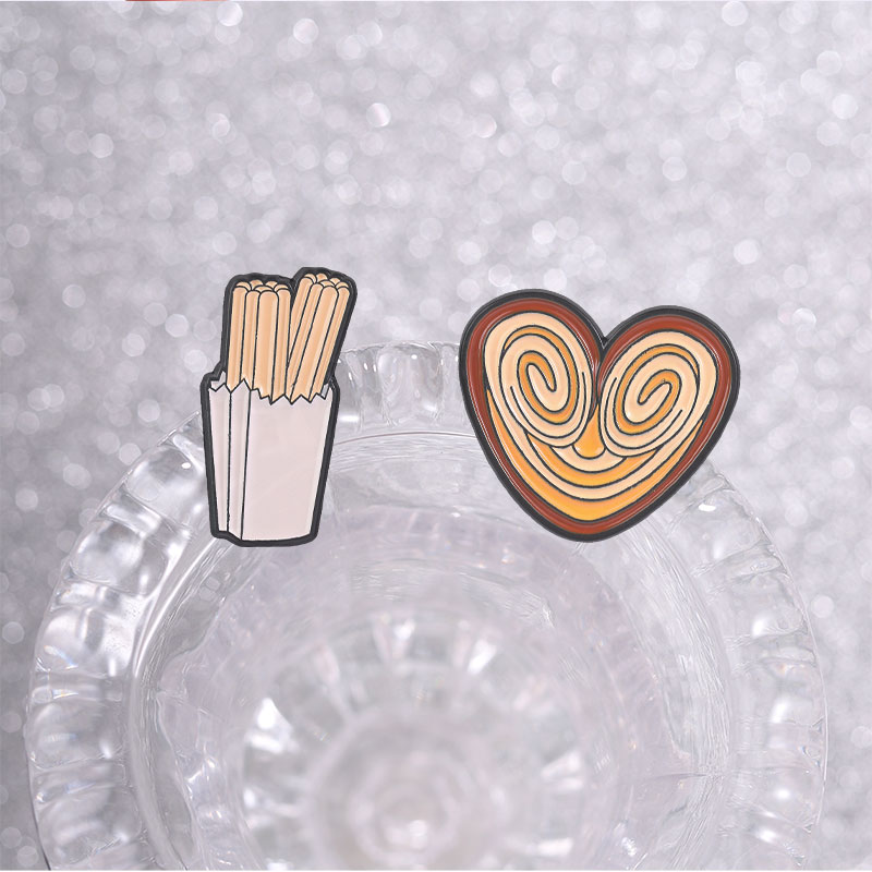 เข็มกลัดเคลือบลายอาหารสเปน ขนม - Food Lovers Snacks บทวิจารณ์และราคา
