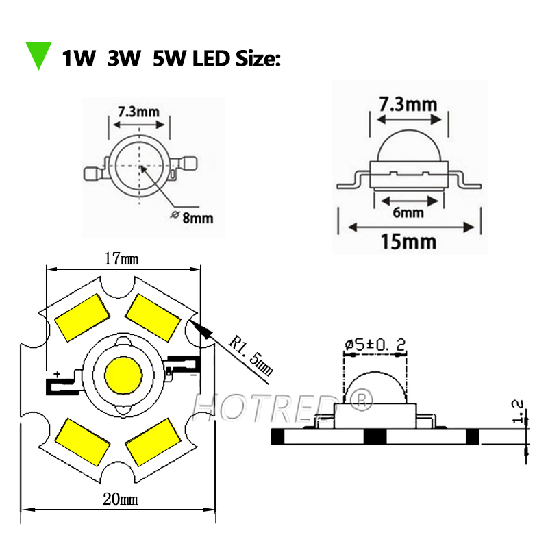 50 ชิ้น LED COB ชิป 1 วัตต์ 3  - Yellow Food Snacks บทวิจารณ์และราคา