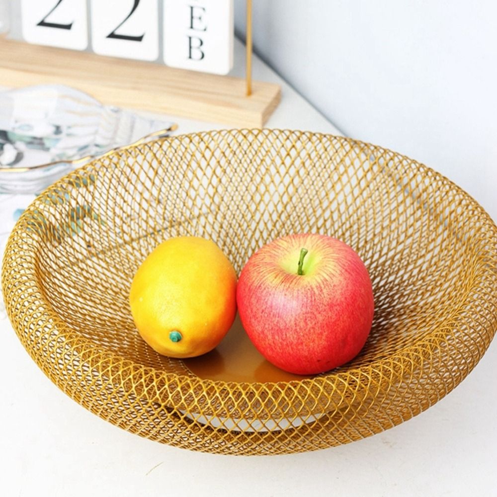 ตะกร้าผลไม้เหล็กสีดำ/ทอง ตะกร้ - Food Snacks With Iron บทวิจารณ์และราคา