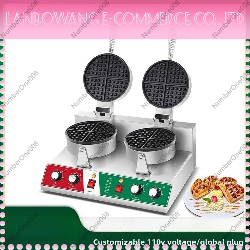 เครื่องทำวาฟเฟิลแบบหมุน กระทะเ - Food Snacks With Iron บทวิจารณ์และราคา