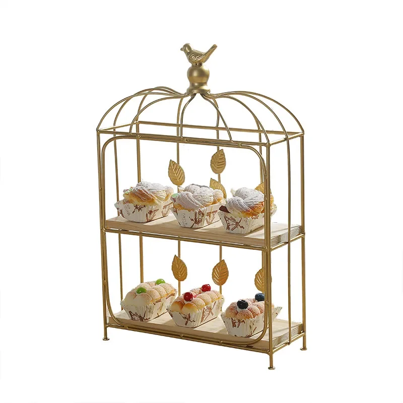 - Double Birdcage ไม้โต๊ะขนมหว - Food Snacks With Iron บทวิจารณ์และราคา