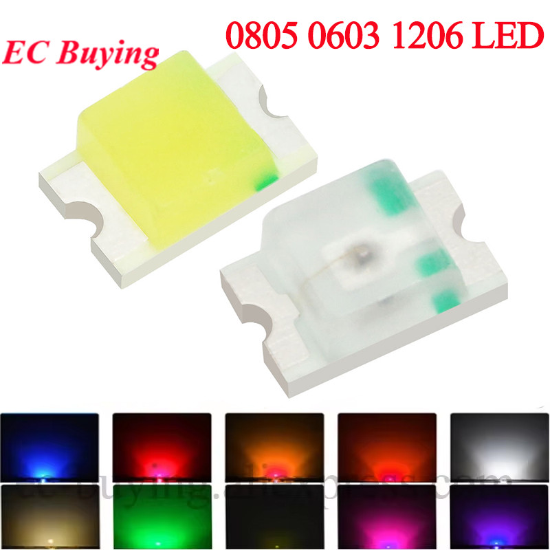 ชุดไฟ LED SMD 100 ชิ้น ขนาด 08 - Yellow Food Snacks บทวิจารณ์และราคา