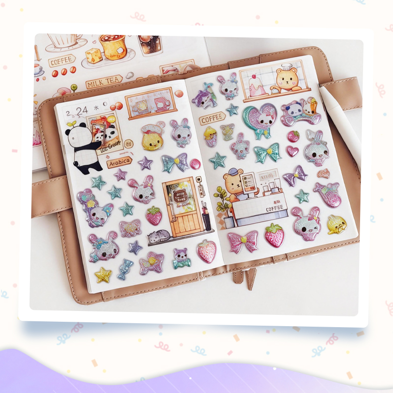 สติกเกอร์ 3 ชิ้น/6 ชิ้น ลายขนม - Candy Sour Strip บทวิจารณ์และราคา