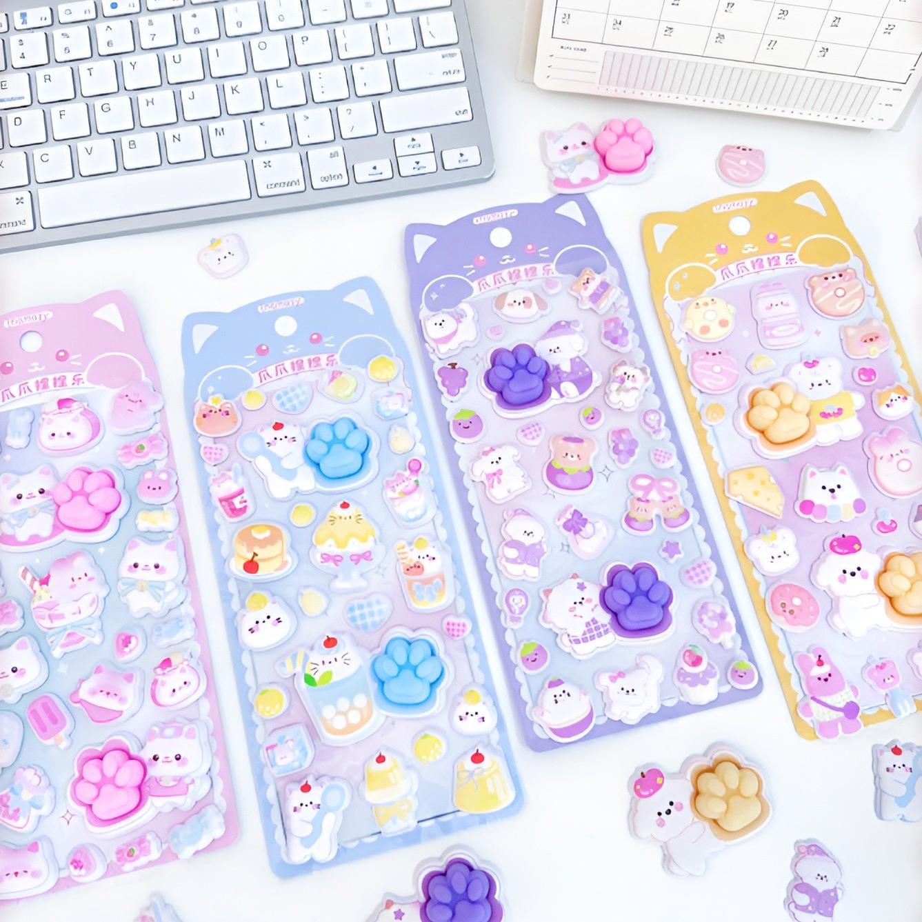 สติกเกอร์ลายอุ้งเท้าแมว 3 มิติ - Candy Sour Strip บทวิจารณ์และราคา