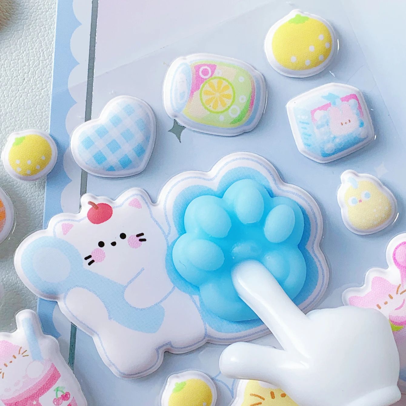 สติกเกอร์ลายอุ้งเท้าแมว 3 มิติ - Candy Sour Strip บทวิจารณ์และราคา