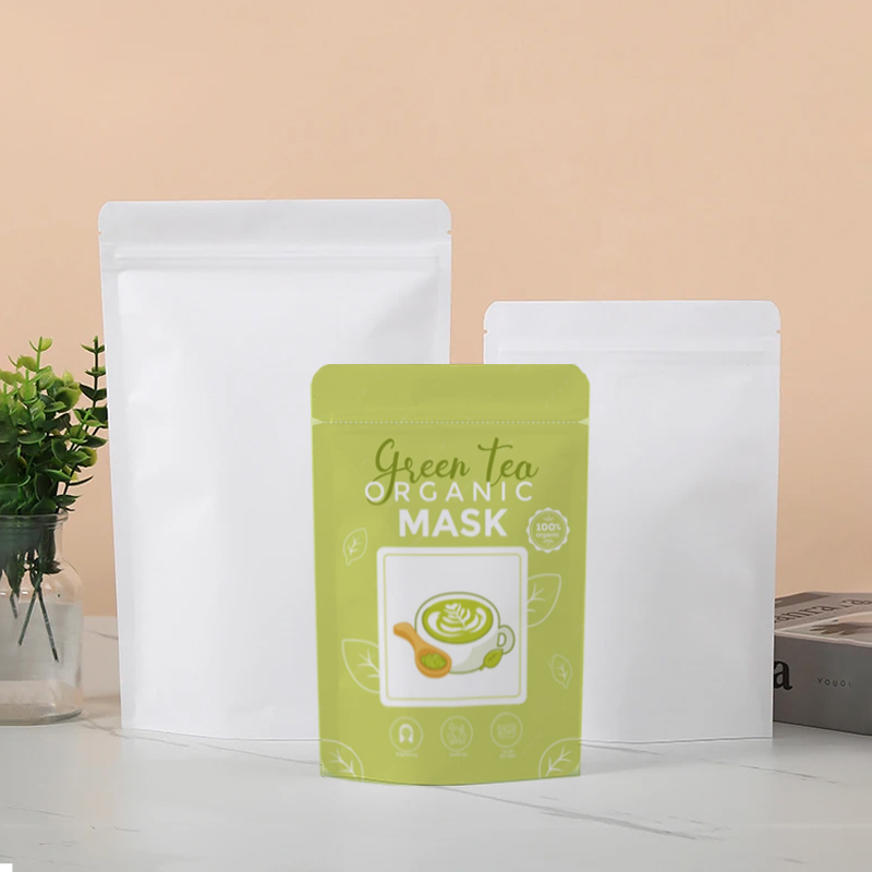 ถุงซิปล็อคกระดาษคราฟท์สีขาวแบบ - Food Lovers Snacks บทวิจารณ์และราคา
