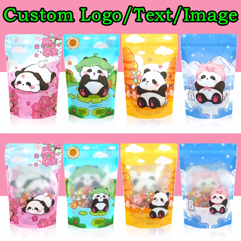 ถุงซิปล็อคแบบตั้งได้พร้อมหน้าต - Food Lovers Snacks บทวิจารณ์และราคา