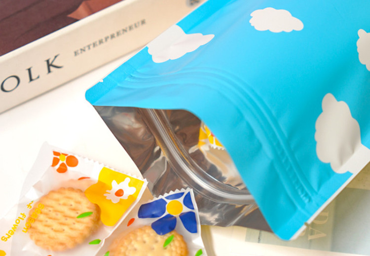 ถุงซิปล็อคแบบตั้งได้พร้อมหน้าต - Food Lovers Snacks บทวิจารณ์และราคา